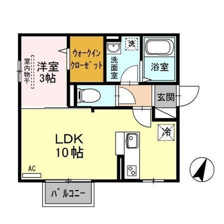 アルシオネの物件間取画像